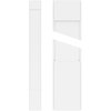 Ekena Millwork Plain PVC Pilaster w/Standard Capital & Base, 4"W x 60"H x 2"P PILP04X060SM01-2